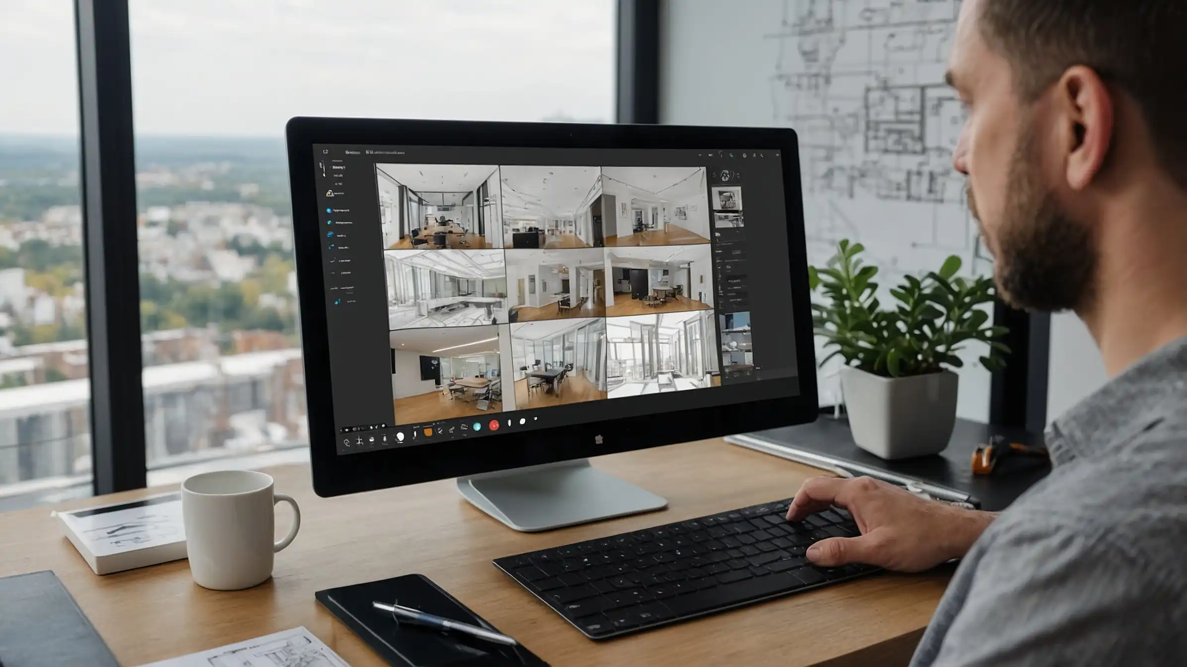 Arquitecto mostrando antes y despues tras aplicar BIM con resultados reales
