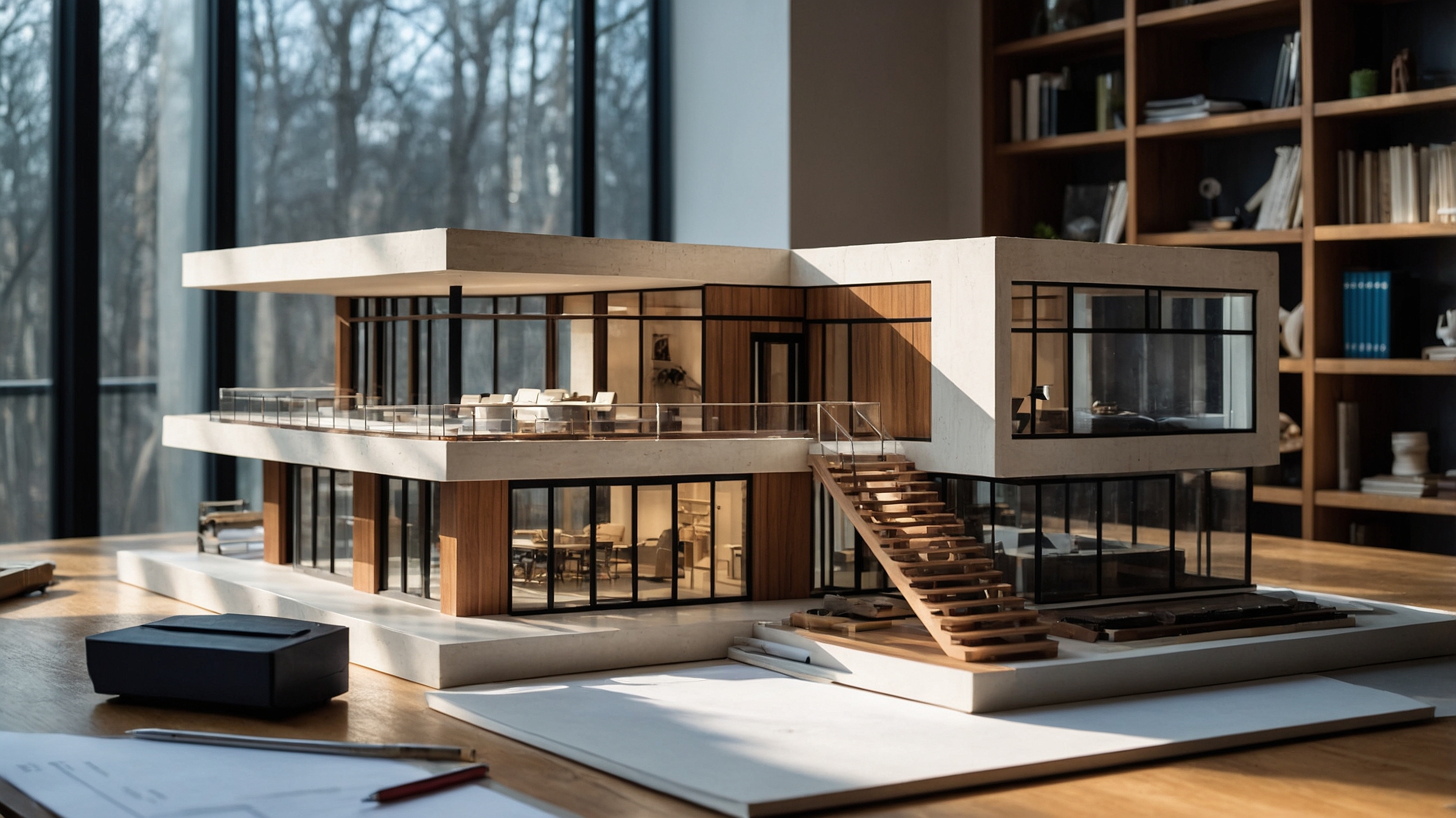 Proyecto de vivienda modelado por arquitecto solo