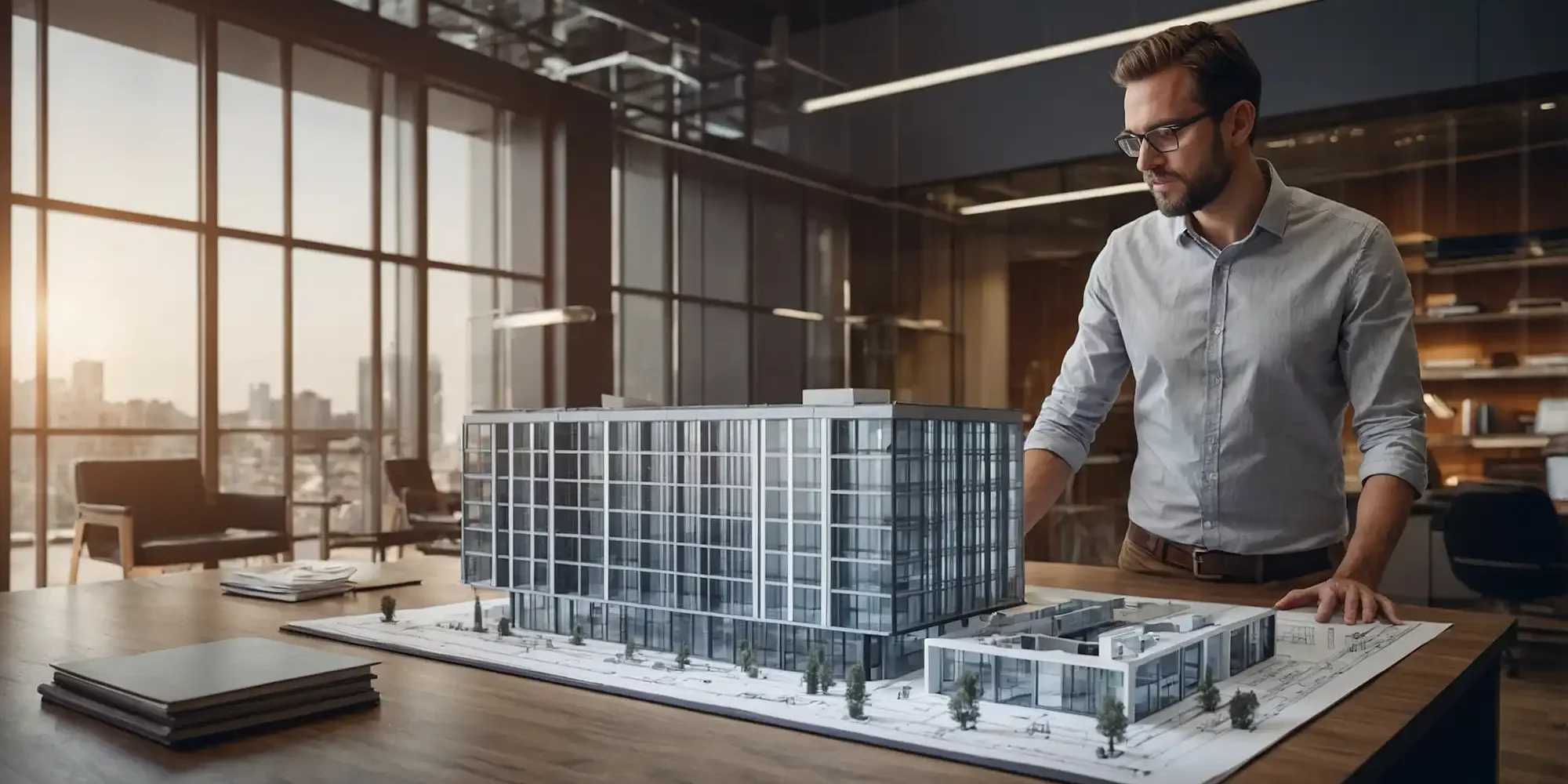 Modelo arquitectonico 3D generado con software BIM