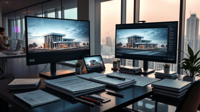 Oficina tecnica en North Miami trabajando con servicio BIM contratado